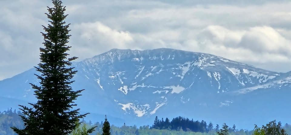 Stunning mountain landscape in Maine's north woods