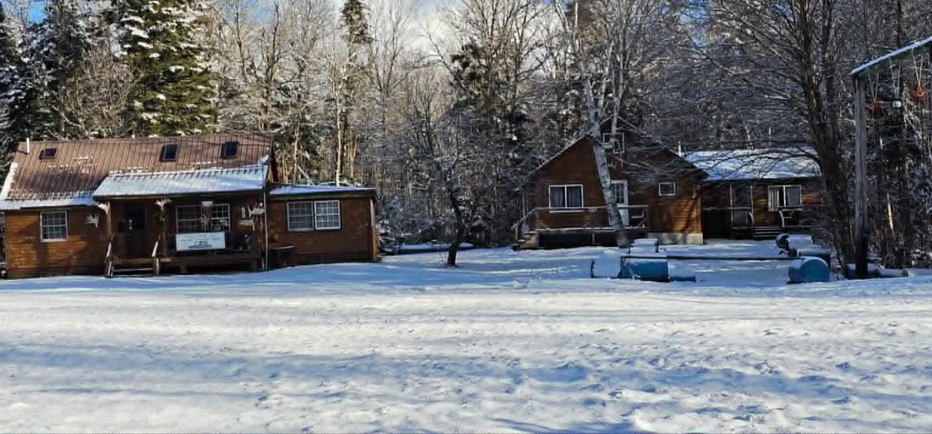Wadleigh Mountain Camps in winter